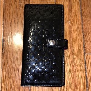 Coach Patent Leather Thin Wallet